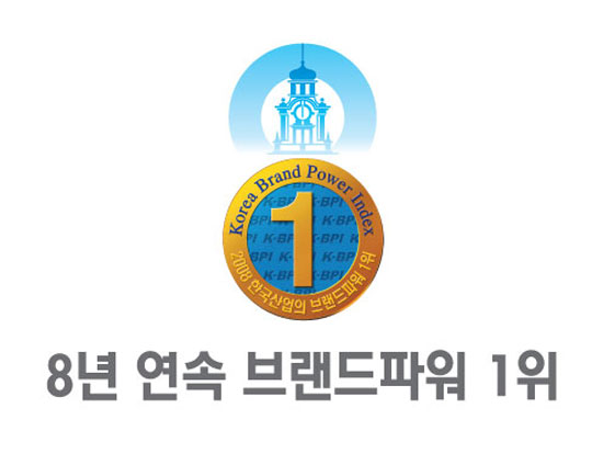 브랜드파워 8년 연속 1위 이미지