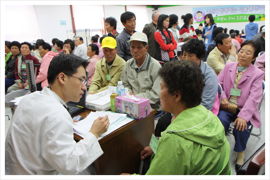 부천 외국인 노동자의 집 의료봉사 현장사진