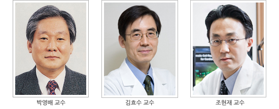 (좌측부터) 박영배 교수, 김효수 교수, 조현재 교수