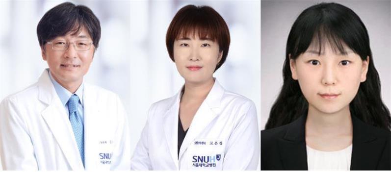 [사진 왼쪽부터] 소아신경외과 김승기 교수·고은정 교수, 소아암사업부 최승아 연구교수